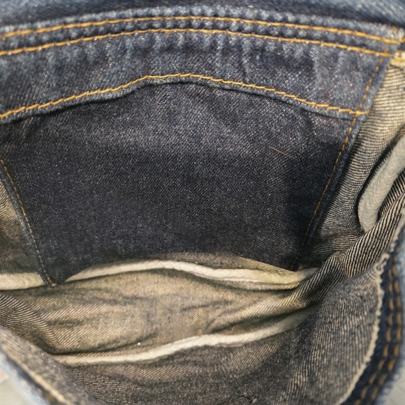 Jordache Basics Logo Purse 80s Small Bag Retro Vintage Horse Head Jeans Denim - Picture 6 of 8